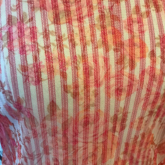 Zara NWT sheer floral blouse with ruched sleeves - Picture 3 of 6